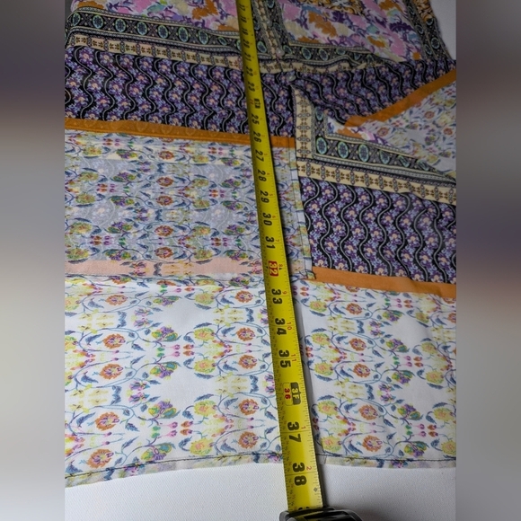 Anthropologie Fig and Flower S Boho Bohemian Hippie Sheer Tunic Top Cover Up - Picture 10 of 12